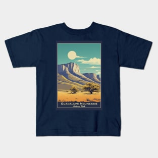 Guadalupe Mountains National Park Travel Poster Kids T-Shirt